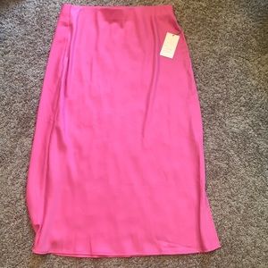 A New Day pink midi skirt size M